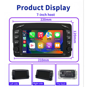 <span class=keywords><strong>Android</strong></span> Auto Car đài phát thanh stereo đa phương tiện Máy nghe nhạc 4GB/8GB được xây dựng trong GPS navigation cho Mercedes Benz mô hình w209 w210 w203 w168 MP3 - Product Image 4