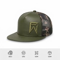 Casquette de baseball personnalisée avec logo brodé 3D, camouflage, haute qualité, 5 panneaux, snapback, maille, tissu éponge, performance, visière plate