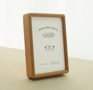 Support <span class=keywords><strong>photo</strong></span> en bois massif de hêtre et d'ébène de style nordique, pièce d'exposition créative, cadre <span class=keywords><strong>photo</strong></span> <span class=keywords><strong>Instagram</strong></span> et support <span class=keywords><strong>photo</strong></span> - Product Image 1