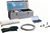 Nettoyeur de canalisations électrique portable haute pression avec accessoires complets pour le nettoyage des tuyaux d'égout en aluminium