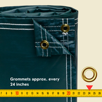 Bâche de protection extérieure résistante au sel, imperméable en PE, pour le stockage et la protection des marchandises en fret maritime portuaire
