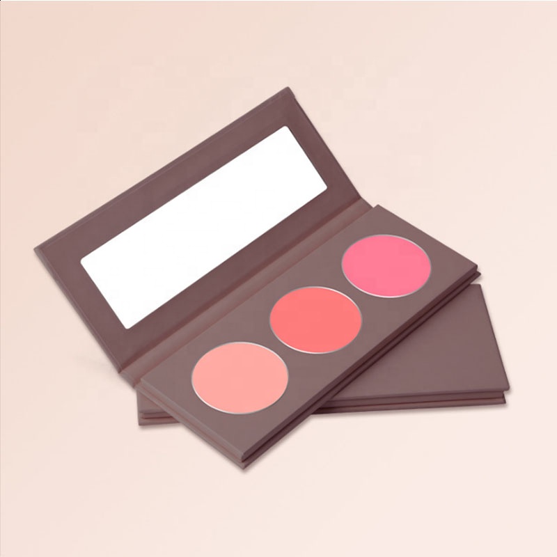 Индивидуальная фирменная торговая марка с блестящими розовыми порошками, палитра веганских румян
