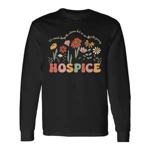 Camiseta de manga larga Hospice para enfermeras y trabajadores sociales, regalo para auxiliares de cuidados paliativos - Product Image 1