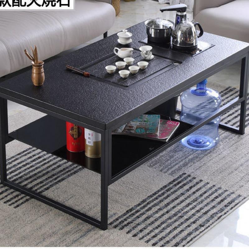 Mesa de té de piedra templada al fuego 607