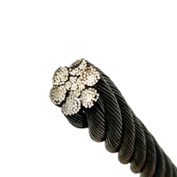 Câble de levage en acier DIN3066 6x37 IWRC, corde de levage robuste, emballage sur bobine