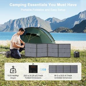 220W Portable Solar Foldable Energy Storage Charger High-Efficiency MH-SP-002-V20 Energy Storage Solar Folding BagWaterproof Sol - Product Image 4