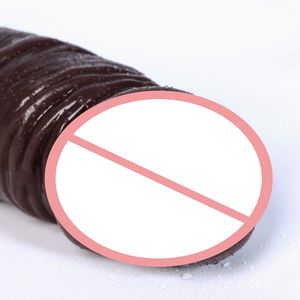 Juguete Sexual Insertable <span class=keywords><strong>de</strong></span> 7.87 Pulgadas, Dildo Grande y Realista <span class=keywords><strong>de</strong></span> Silicona Negra para Mujer, Pene Artificial Africano XXL - Product Image 3