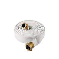 Tuyau d'incendie sur mesure doublé de PVC avec raccord en laiton – Conduite de distribution d'eau incendie durable