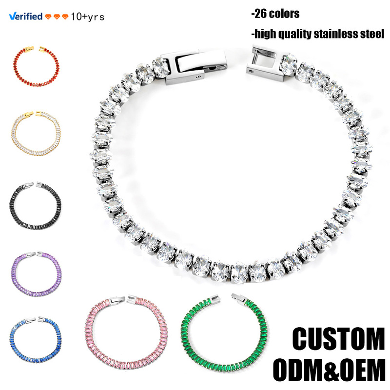 JOYFFO Birthstone Tennis Bracelets for Women
