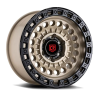 Jantes en alliage d'aluminium taille 17X9 18X9 pour voitures tout-terrain 6X139.7 Décalage -12 à 12 18 pouces 6 trous Jantes de voiture 4x4 pour SUV Camion