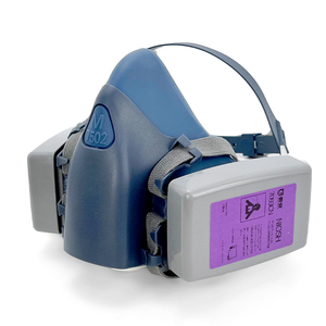 140 रासायनिक स्प्रे पेंटिंग दोहरी फिल्टर 7502 श्रृंखला आधा फेसपीस रेस्पिरेटर - Product Image 2