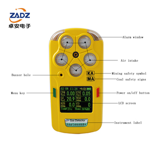 Détecteurs de gaz portables Android multi-paramètres 3in 1/4in 1/5in 1/6in1 Analyseurs de testeur CD3 pour l'exploitation minière - Product Image 5