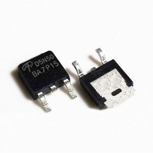 Tube MOS à effet de champ AOD5N50 D5N50, 5A 500V, canal N, SMD TO-252 - Product Image 1