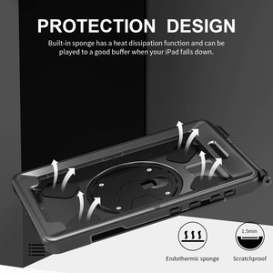 <span class=keywords><strong>8</strong></span> <span class=keywords><strong>Inch</strong></span> Bảo Vệ Chống Mùa Thu Mùa Xuân Khung Nhiệm Vụ Nặng Nề Rugged Chống Sốc Trường Hợp Máy Tính Bảng Tương Thích Với Samsung Tab Hoạt Động 3 5 - Product Image 3