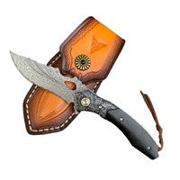 Roestvrijstalen Vouwmes Hoge Hardheid Scherp Gekarteld Randveld Survival Draagbare Kleine Outdoor Fruitmes Ebbenhout Handvat