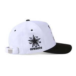 Venta al por mayor de gorras de béisbol vintage de dos tonos, personalizadas con bordado 3D, visera curva, ajustables, unisex, estilo urbano. - Product Image 3