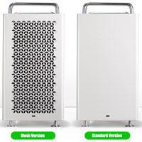 ZZEW B2Pro Mid Tower Micro ATX Aluminum Case Side Panel Window for Desktop Computer Supports Matx/Atx/Sfx Power Supply 240mm