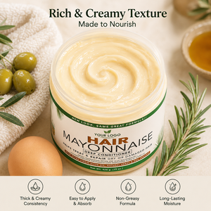 Mascarilla Capilar Reparadora Profunda con Proteína de Huevo y Aceite de Oliva para Cabello Seco y Dañado, 426g, Venta al Por Mayor - Product Image 5