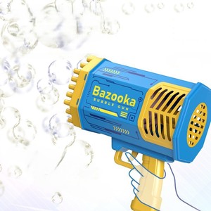 Pistolet à bulles Gatling LED rechargeable à 69 trous, extra large, entièrement automatique, portable, pour enfants, meilleur jouet - Product Image 4