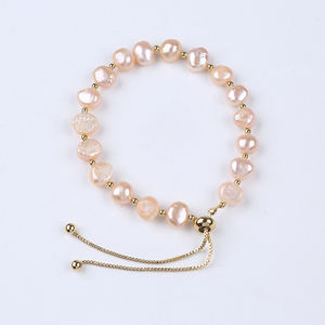 Vòng tay ngọc trai nước ngọt tự nhiên hình dáng Baroque sang trọng bán buôn dành cho nữ - Product Image 3