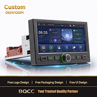Radio Mobil Android BQCC 6.86 inci, Wireless FM AM RDS, Mirrorlink, Multimedia, Carplay, Player Video, BT, Layar Mobil untuk Ford F150 1998-2007