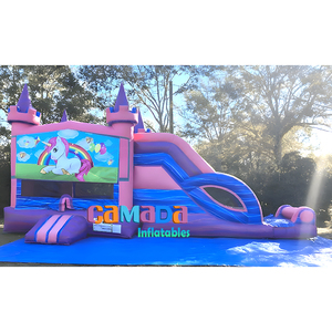 Castillo hinchable para adultos, tobogán de agua comercial para niños, castillo inflable para saltar, Castillo comercial inflable Y <span class=keywords><strong>Tobogan</strong></span> - Product Image 1