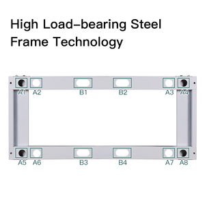 Tủ thép đa năng, hai tầng ngăn kéo, tháo lắp được, chịu lực cao, không gian lớn, di động, dùng cho nhà máy - Product Image 3