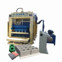 QT 10-15 Chine Vente chaude Ligne de production de briques en béton entièrement automatique, blocs autobloquants, briques pleines en cendres volantes, pompe hydraulique à pression