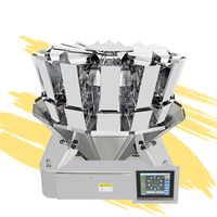 Peseuse combinée multi-têtes avec trémie de 1,6 L, machine de dosage automatique pour snacks, noix et aliments granulés