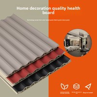 Panneaux muraux en PVC imperméables personnalisés avec grilles semi-circulaires, design minimaliste moderne pour hôtel et usage extérieur