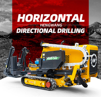 Hengwang Mini Foreuse Rotative pour Forage Horizontal Directionnel, sur Chenilles, avec Pompe Diesel