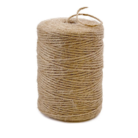 Cordon en jute torsadé 3 plis de haute qualité, 250g, 165m, 100% jute recyclée, écologique, antibactérien, 2mm-16mm, pour couture à la main