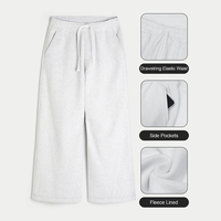 Pantalons à carreaux essentiels, vêtements grande taille, pantalons de survêtement doublés en polaire pour hommes, pantalons de survêtement larges et amples, pantalons de détente pour femmes