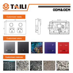 Chất lượng khách sạn <span class=keywords><strong>Home</strong></span> tường hiện đại phích cắm điện & ổ cắm vít thiết bị đầu cuối 16A 250V pháp ổ cắm - Product Image 2