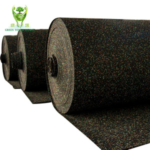 Approvisionnement d'usine 3mm-15mm d'épaisseur tapis de sol en caoutchouc antidérapant <span class=keywords><strong>Crossfit</strong></span> en rouleau sol de gymnastique en caoutchouc au meilleur prix échantillon gratuit rouleau de caoutchouc - Product Image 2