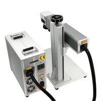 Nouvelle machine de marquage laser MOPA 60W à fibre CNC avec autofocus Ezcad pour la gravure et la découpe de bijoux, or, cuir et papier