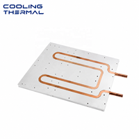 Plaque de refroidissement liquide OEM personnalisée en usine, dissipateur thermique en cuivre pour CPU, système de refroidissement air-eau, plaque de dissipation liquide sur mesure