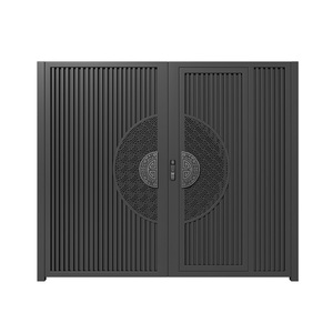 <span class=keywords><strong>Portail</strong></span> de cour moderne en alliage d'aluminium pour villa rurale, maison auto-construite, <span class=keywords><strong>ouverture</strong></span> simple/double, <span class=keywords><strong>portail</strong></span> mère-enfant facile - Product Image 5