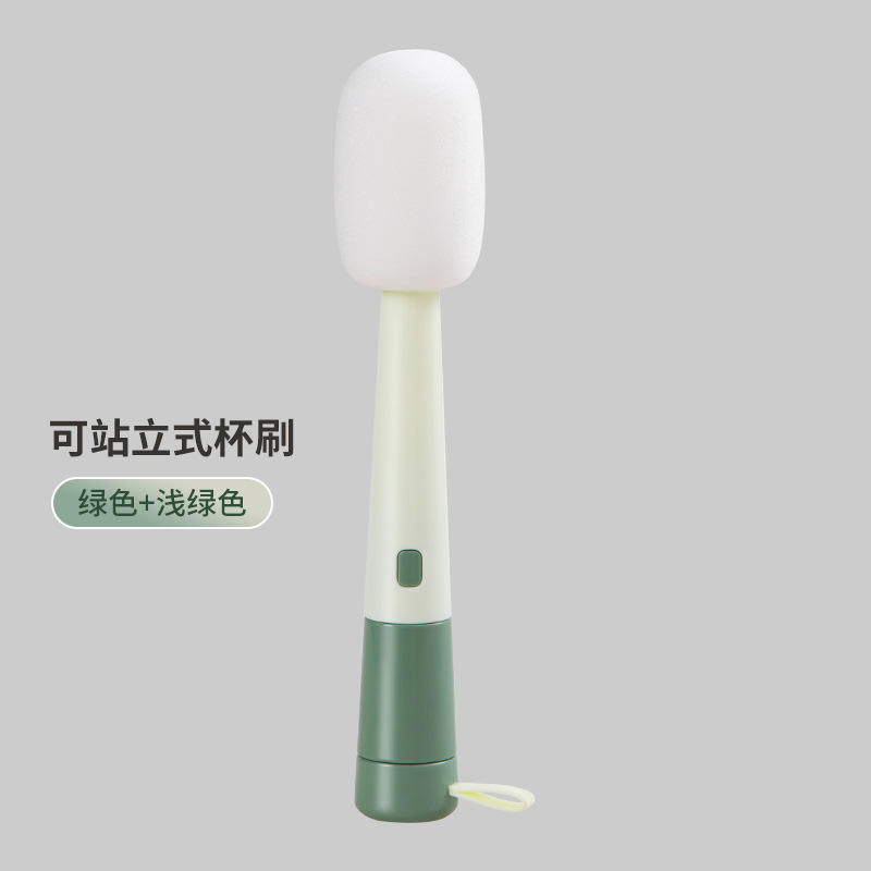 แปรงทำความสะอาดไมโครโฟนแบบถ้วย [สีเขียว]