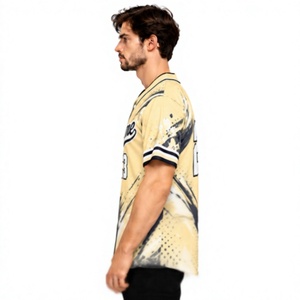 Camiseta de Béisbol Clásica Personalizada al por Mayor con Franjas, Nombre y Número Personalizados, Uniforme Deportivo para Hombres, Mujeres y Jóvenes - Product Image 5