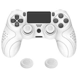For Repair Parts Mod Original Joystick Gamepad <b>Controller</b> PS4 Games Slim Analog Thumb Stick <b>Grip</b> Cover Protective Silicone Case - Product Image 1