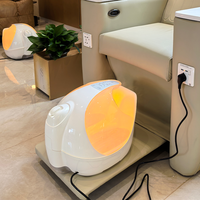 Appareil de Soin des Mains et des Pieds Intelligent à Vapeur pour Salon, Régénération au Collagène, Robot de Beauté Domestique à Commande Vocale en Acier Inoxydable