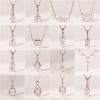 Collier avec pendentif en diamant cultivé en laboratoire certifié IGI VVS, personnalisé pour femmes, or 10K 14K 18K, pendentif solitaire en diamant, chaîne