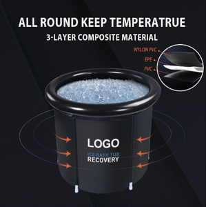 Baignoires plongeantes en PVC durables Réservoir plongeant froid Baignoire Piscine à eau glacée <span class=keywords><strong>gonflable</strong></span> Seau de bain contrasté - Product Image 4