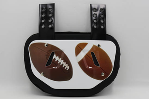 Plaque arrière de football américain YOUNGSON à motif imprimé par transfert d'eau, haute résistance aux chocs, étanche à l'eau - Product Image 2