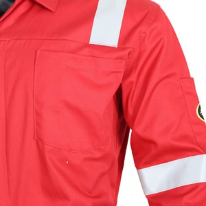 Ignifuge Anti-statique Étanche À L'huile Combinaison Champ Pétrolifère Outillage Soudage Travail Vêtements <span class=keywords><strong>FR</strong></span> Prix Usine - Product Image 3