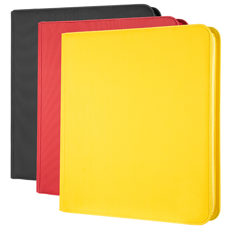 480 карманы коллекционная карточная вяжущего с боковой загрузкой 40 протекторы карт Лист 12-карман на молнии, держатель для MTG YGO бейсбол