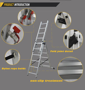 <span class=keywords><strong>Escalera</strong></span> telescópica <span class=keywords><strong>de</strong></span> aluminio <span class=keywords><strong>plegable</strong></span> multiusos para el hogar, extensión <span class=keywords><strong>de</strong></span> 16, 22, 32 pies, 5, <span class=keywords><strong>6</strong></span>, 8, 10, 12 y 15 <span class=keywords><strong>metros</strong></span> - Product Image 5