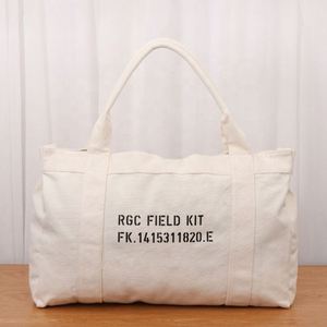 Casual All Match Cotton <b>Large</b> Capacity Sports Fitness Travel Environmental Protection <b>Canvas</b> Tote <b>Bag</b> for Gym - Product Image 2