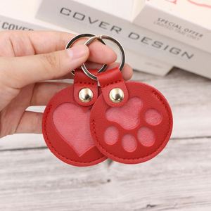Fast Shipping Hair Storage Bag Keychain Pu Leather Portable Key Ring Pet <b>Memorial</b> Photo Holder <b>Gift</b> for Pets - Product Image 6